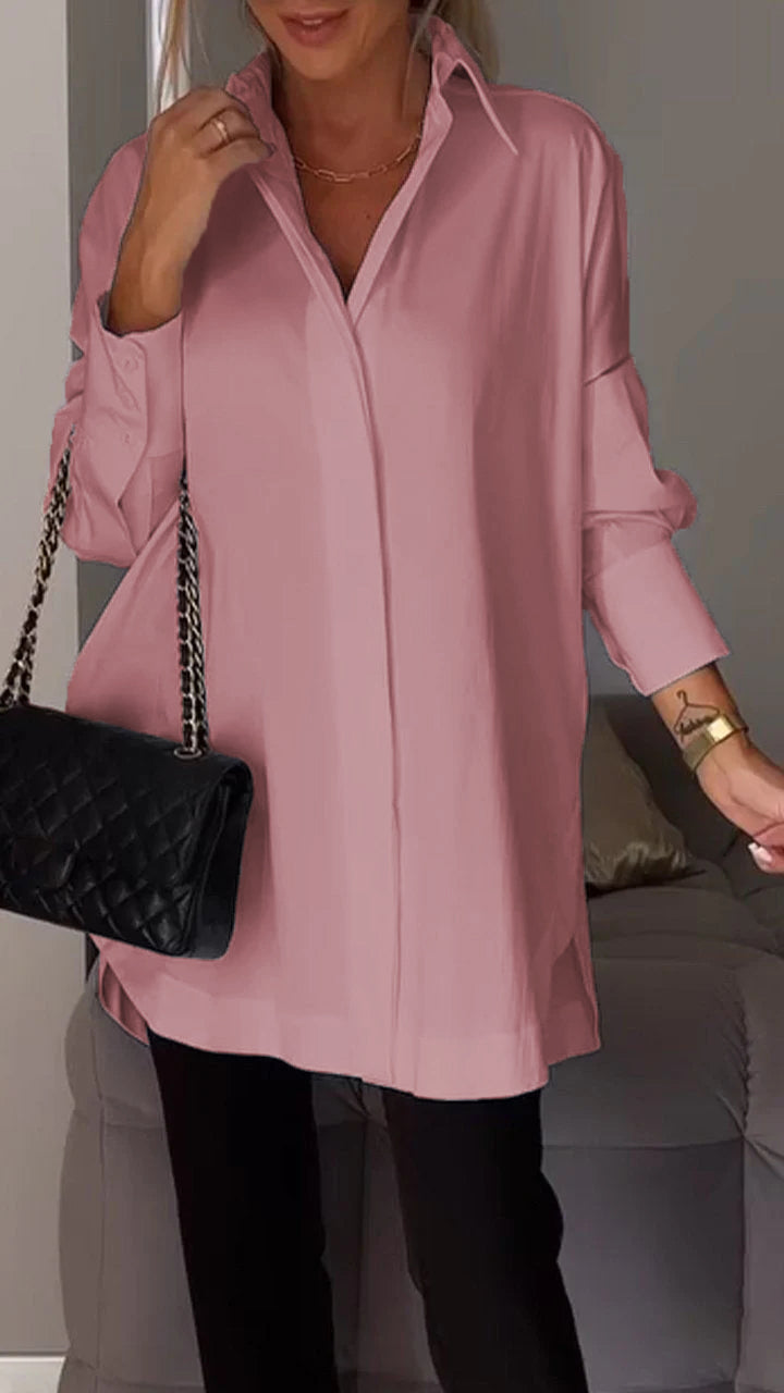 Chique oversized chiffon blouse - Bettina