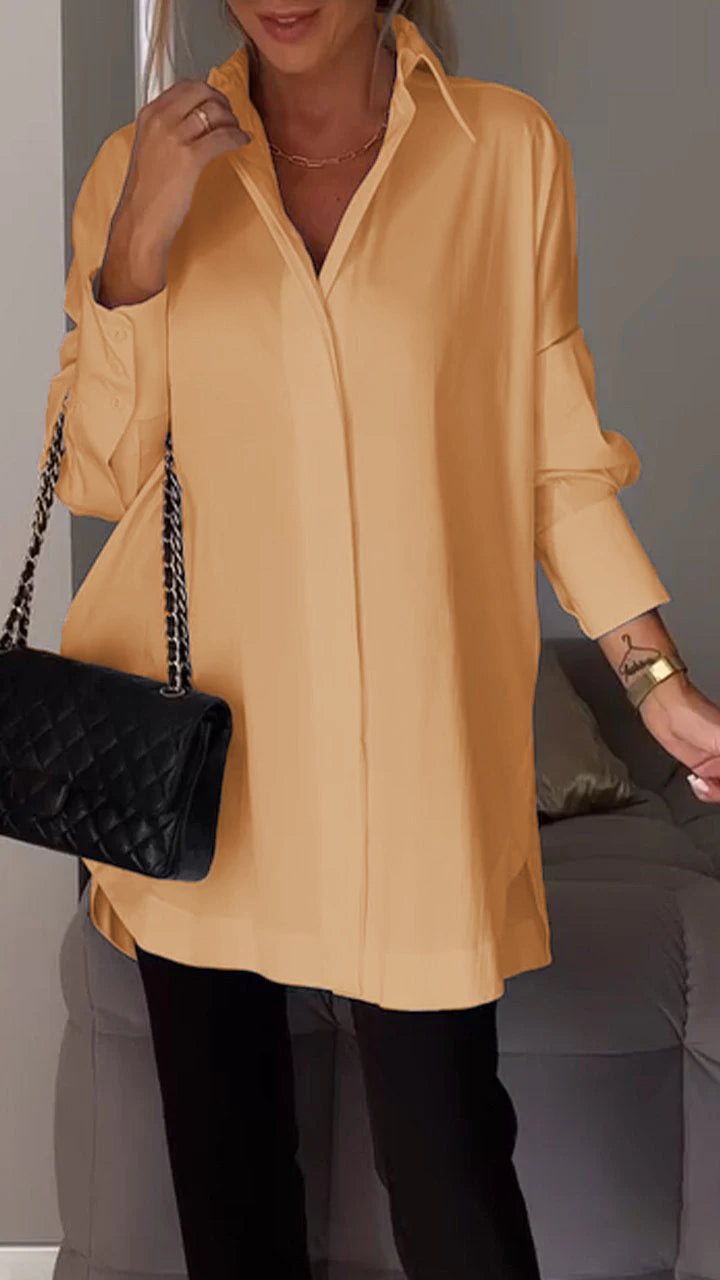 Chique oversized chiffon blouse - Bettina