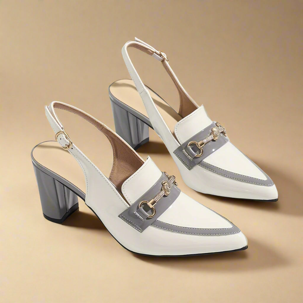 Slingback blokhak - Millie