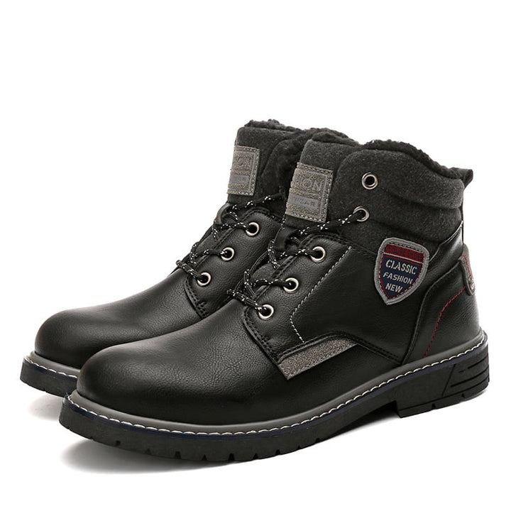 Casual herenlaarzen met warme voering en veters - Lautaro