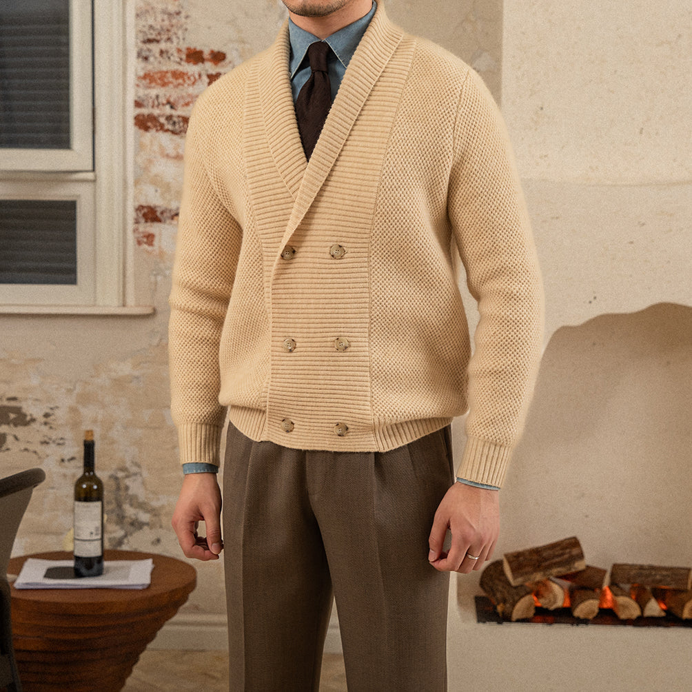 Topkwaliteit gebreid herenvest - Lizandro