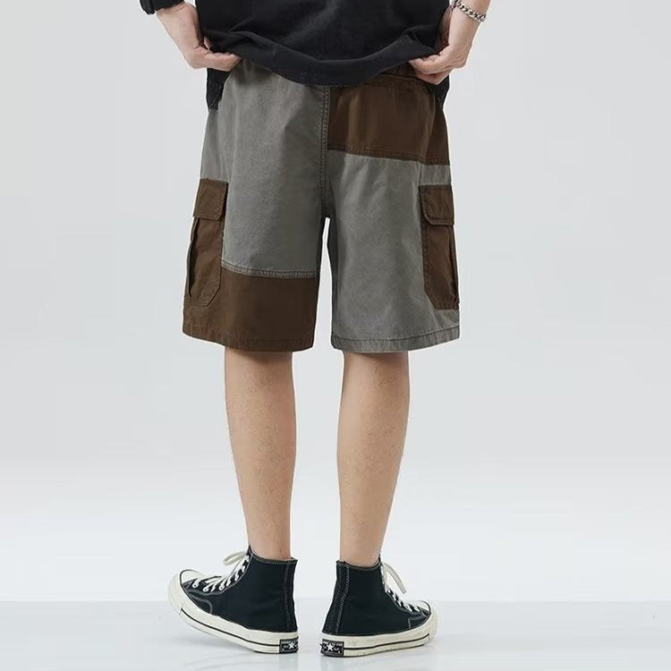 Rechte, geblokte herenshort - Elias