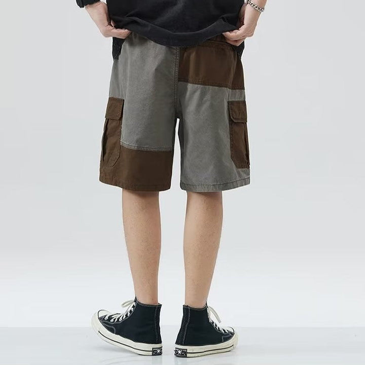 Rechte, geblokte herenshort - Elias