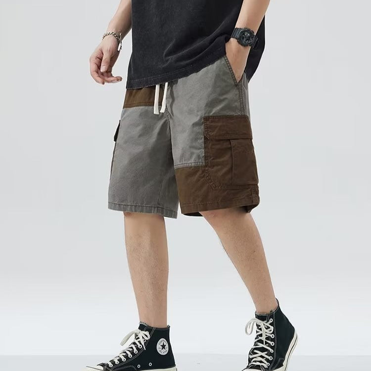 Rechte, geblokte herenshort - Elias