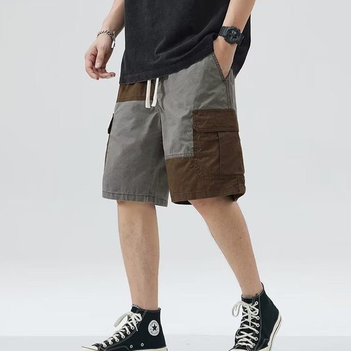 Rechte, geblokte herenshort - Elias