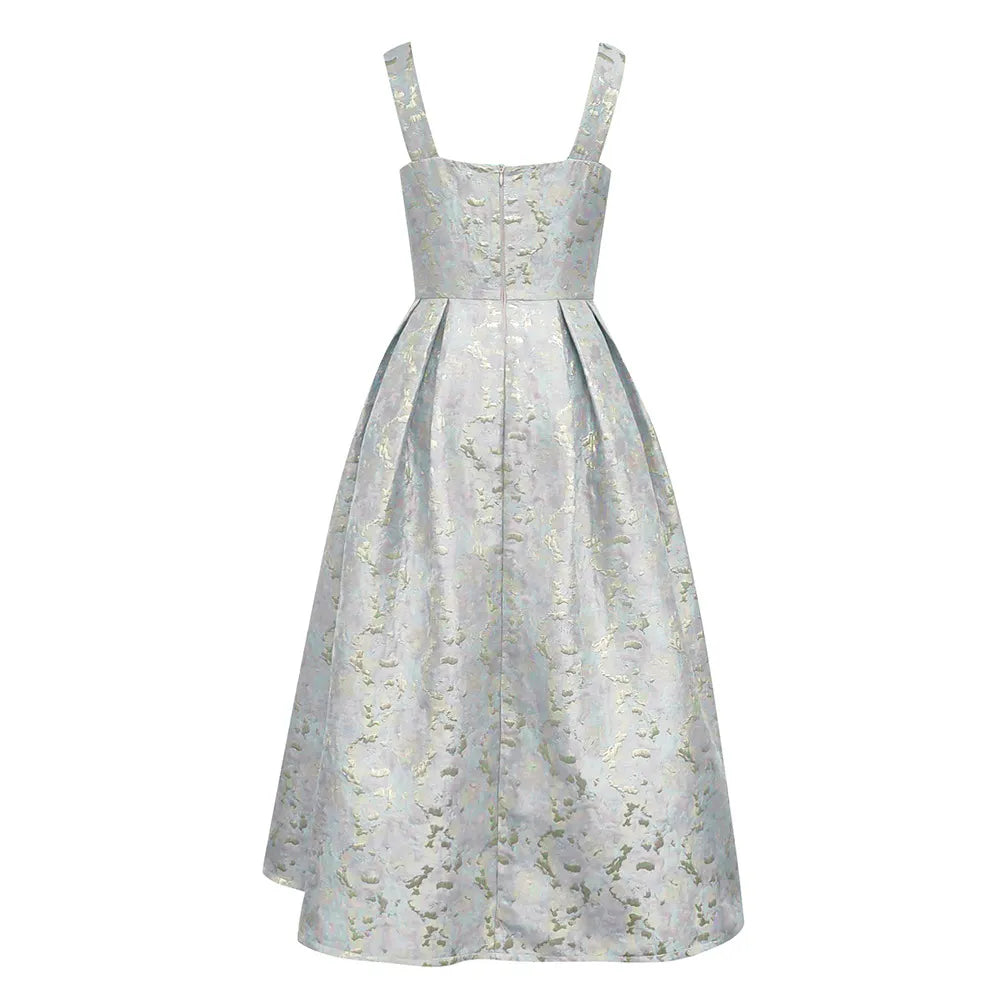 Hilary - Dames Jurk Bloem Mouwloos