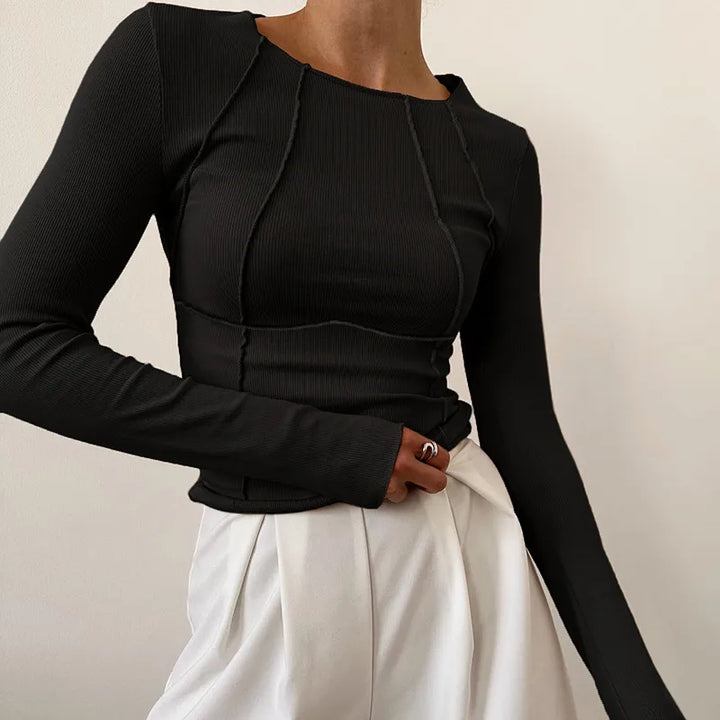 Dames-T-shirt met lange mouwen - Malin