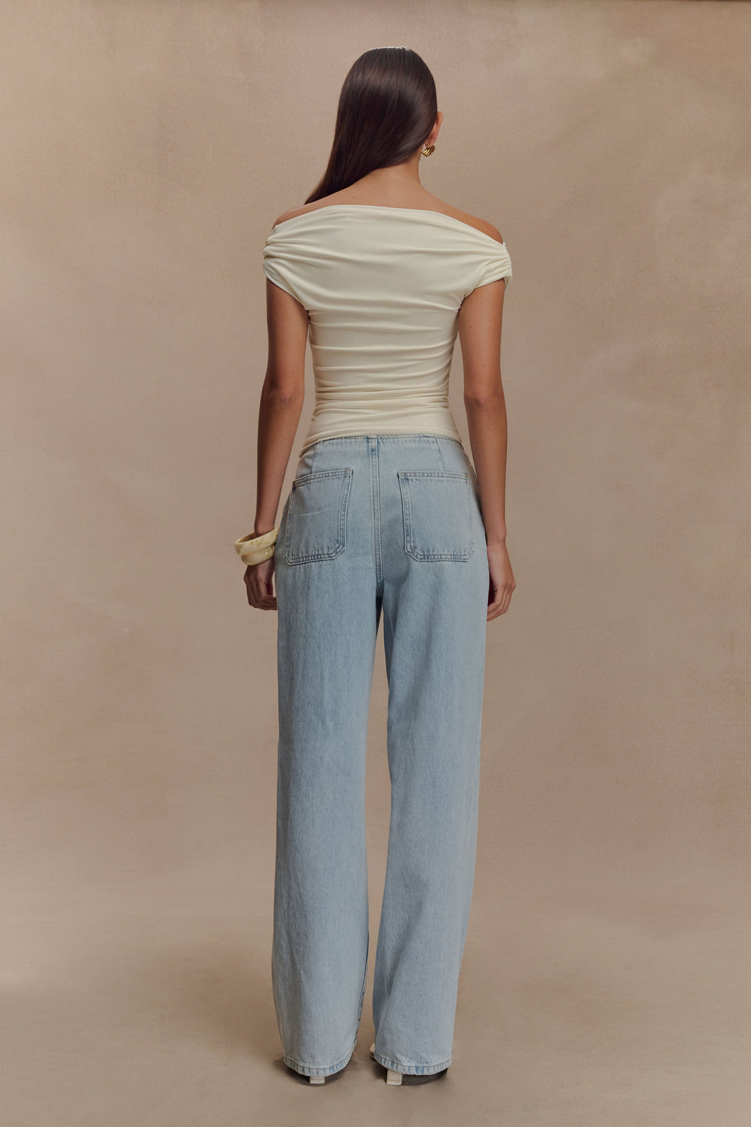 Dames top met metalen detail - Kinsley