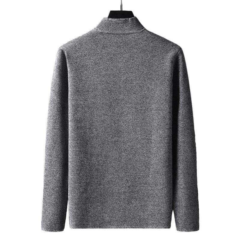 Gebreid herenjack met maokraag - Karl