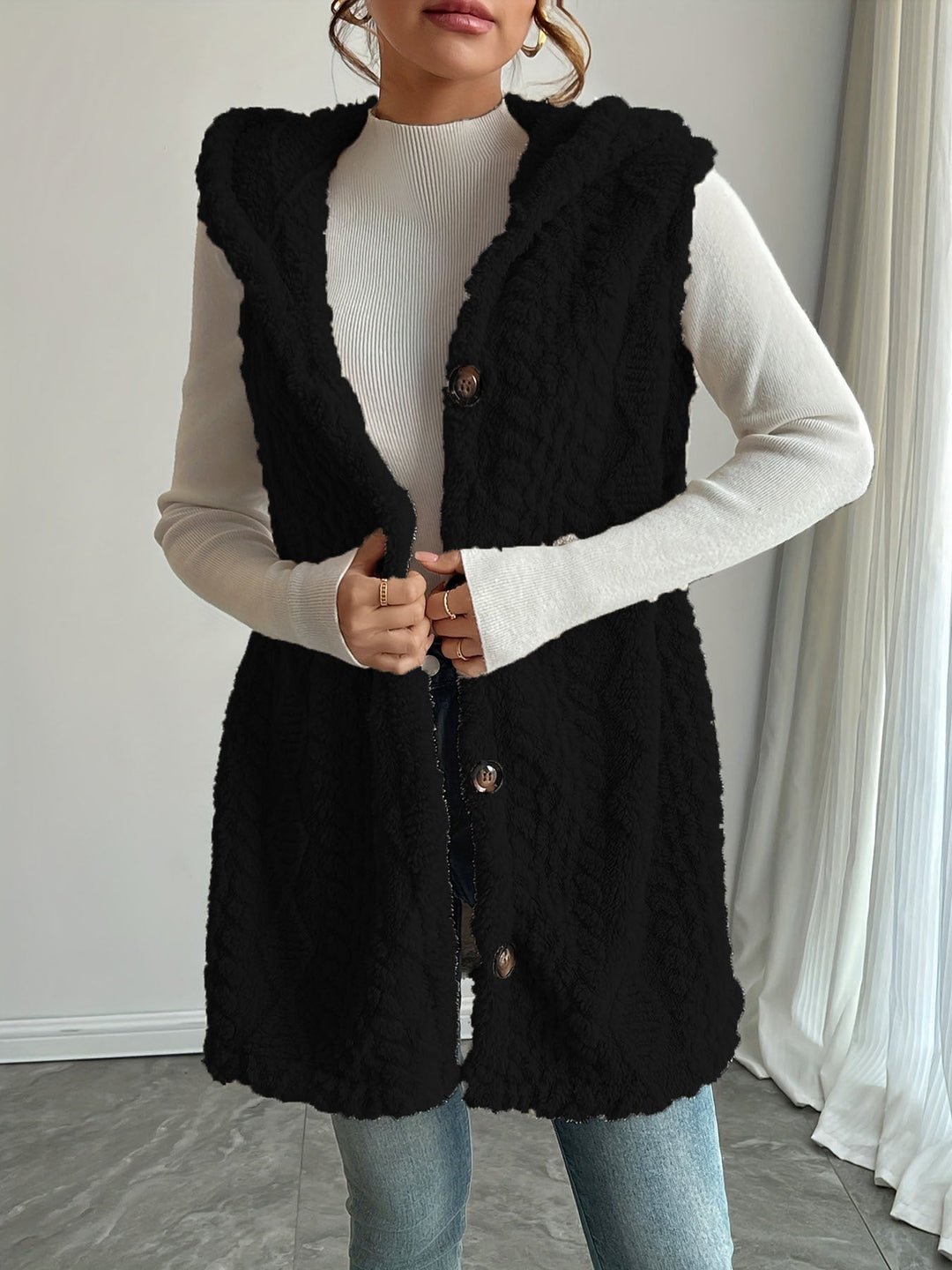 Damesgilet met capuchon - Aria