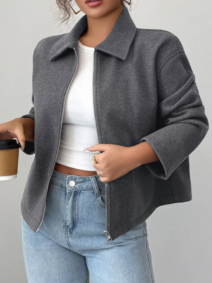 Casual damesjack met rits - Alena