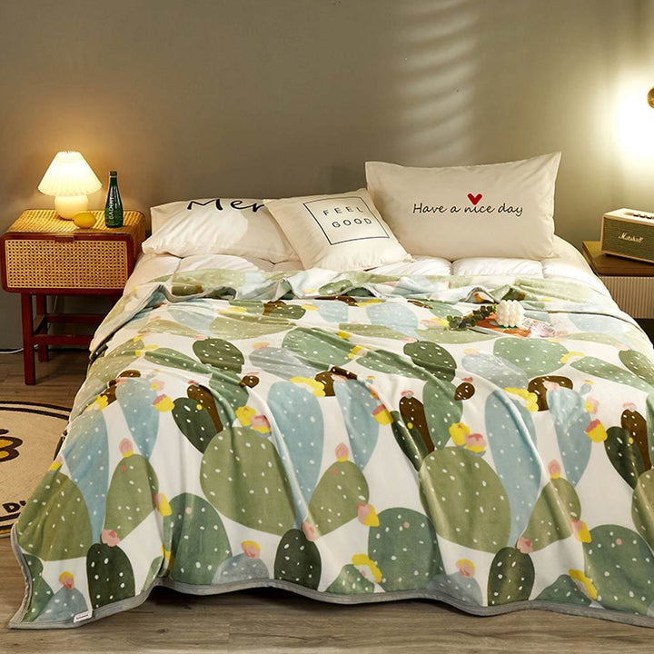 Herfst flanellen deken