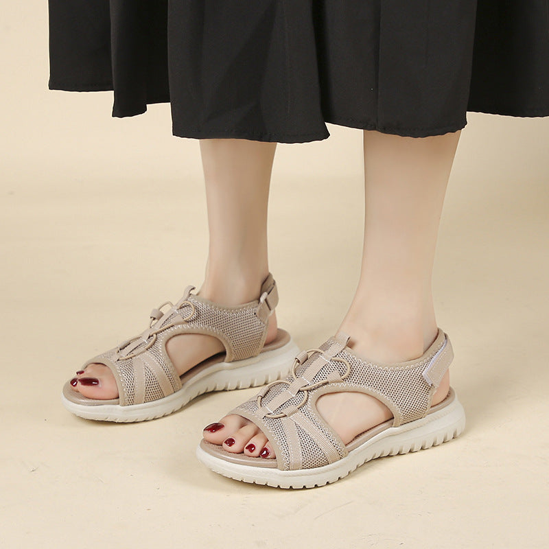Orthopedische sandalen met dubbele verstelbare band en ergonomische binnenzool - Sarel