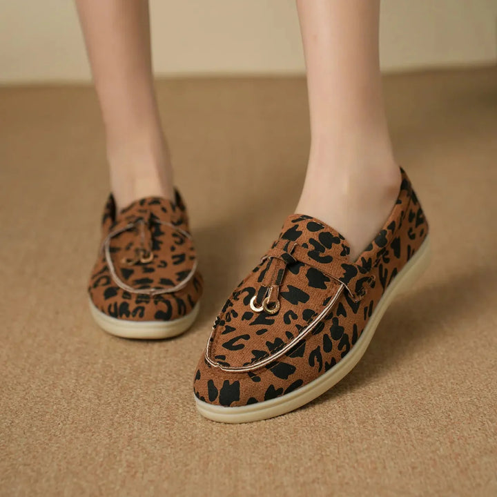 Loafers met luipaardprint - Aurora