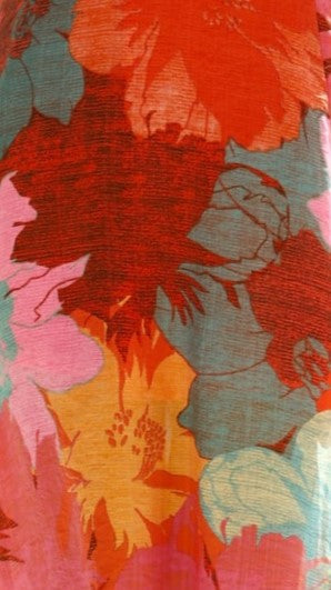 Lange jurk met bloemenprint voor dames - Elda