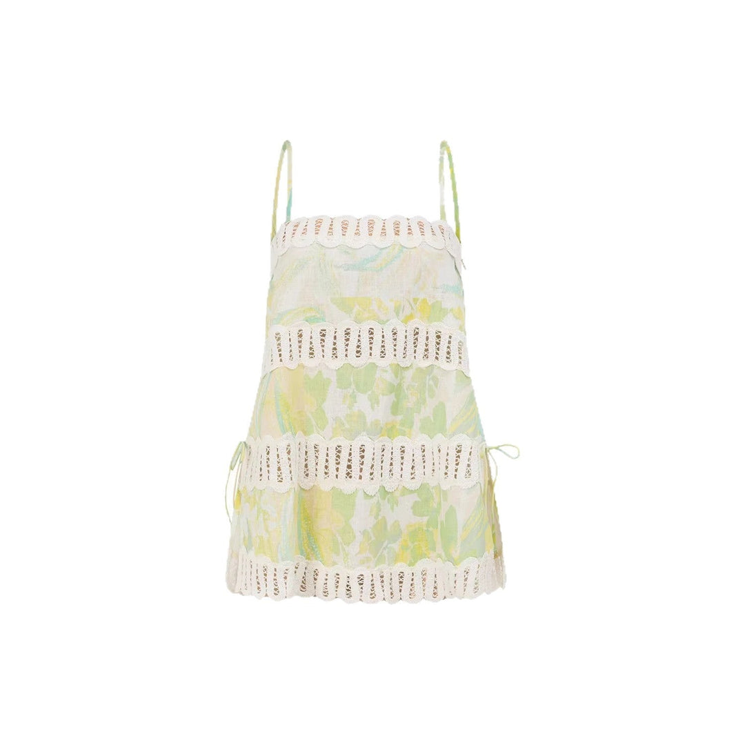Damesset met zomerse kanten print - Mariela