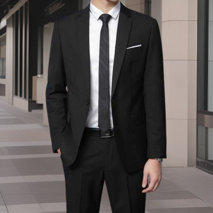 Zontan - Klassiek zakelijk pak 2-delig van hoge kwaliteit