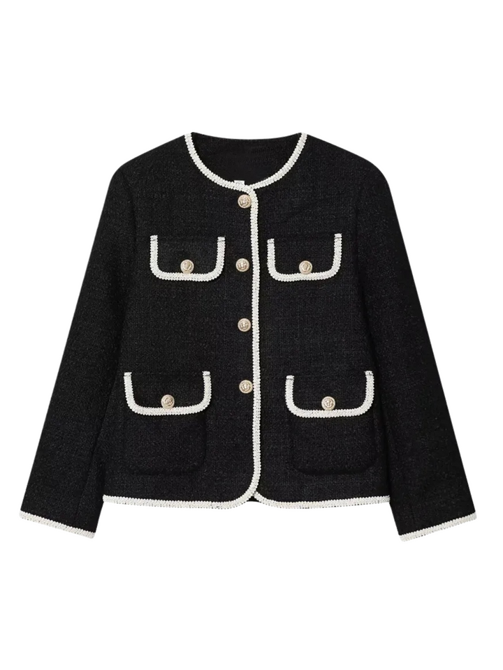 Kort damesjack met sierknopen - Alida