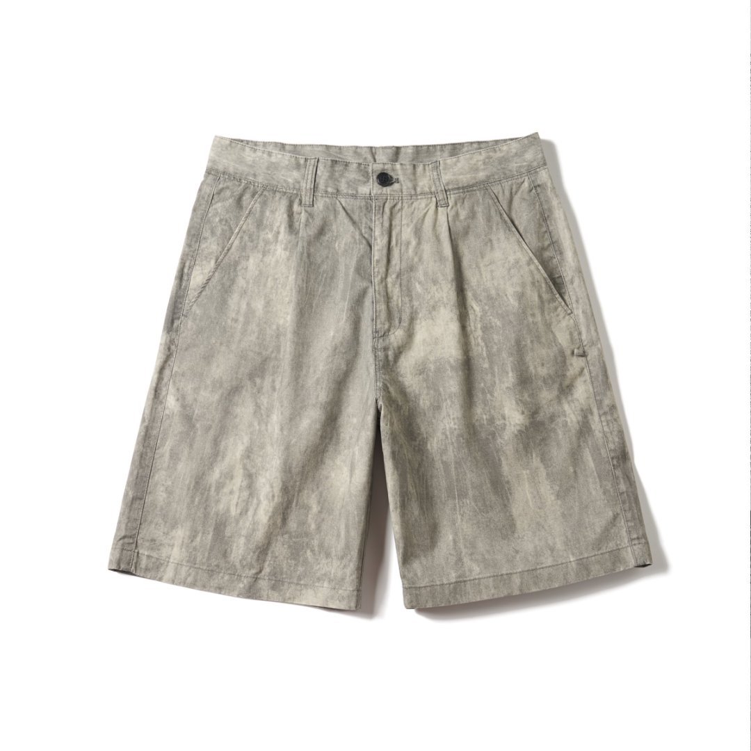 Rechte casual herenshort met camouflageprint - Valerio