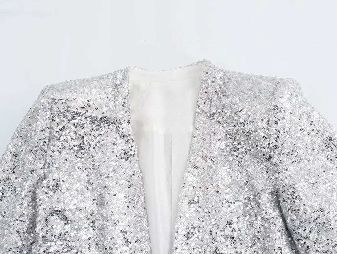 Blazer met pailletten voor dames - Arvein