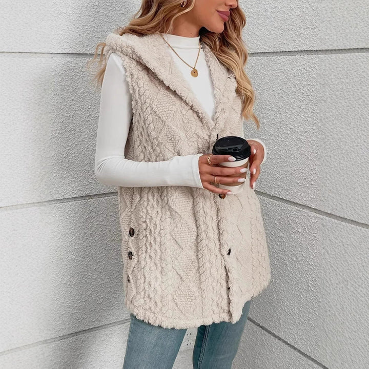 Damesgilet met capuchon - Aria