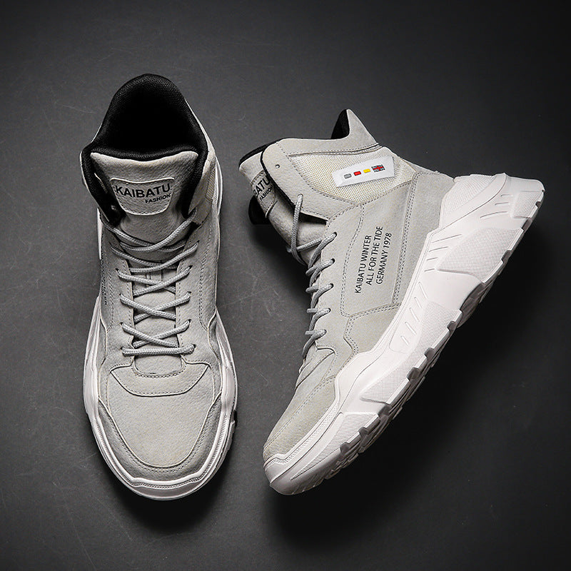 Hoge herenlaarzen met dikke zool - Niels