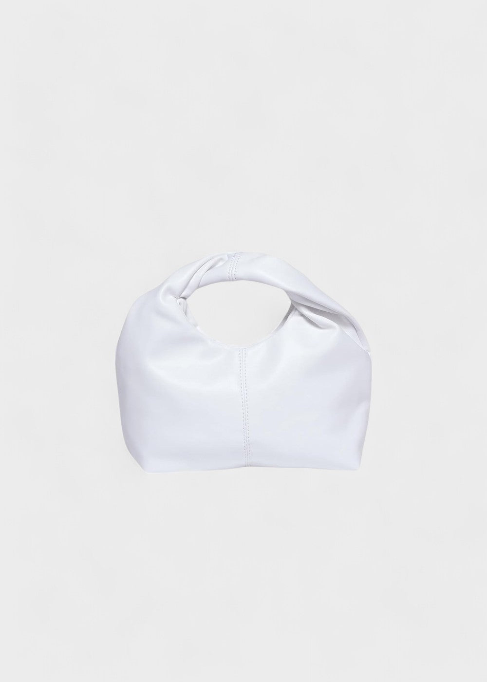 Dames hobo tas rond handvat synthetisch leer modern ontwerp - Mauve