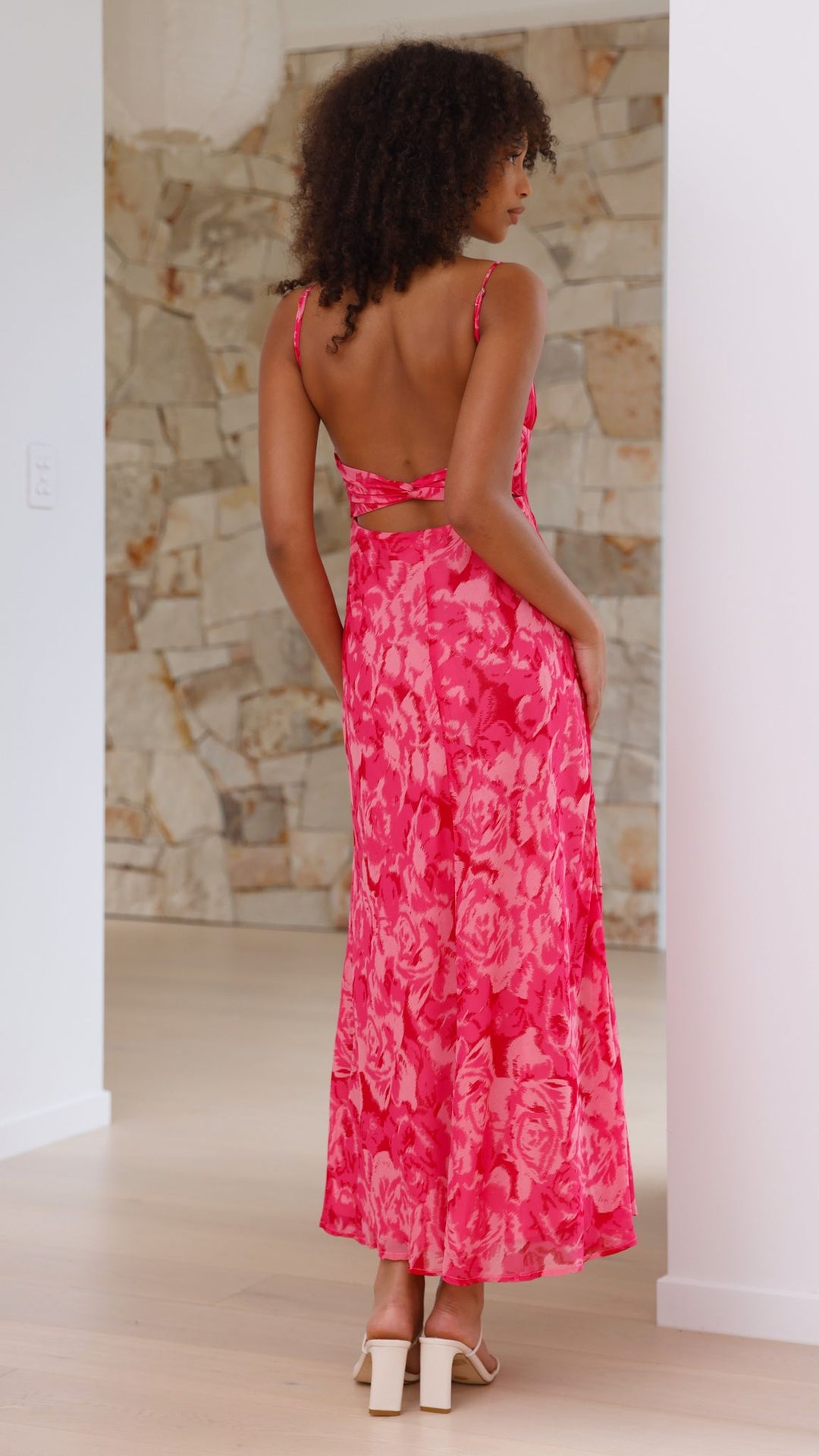 Midi-jurk met bloemenprint voor dames - Kenny