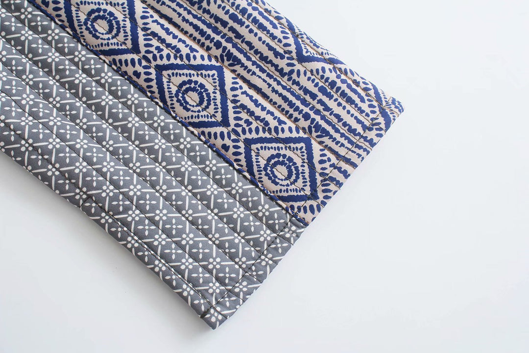 Lentejack met patchworkprint voor dames - Gerlinde