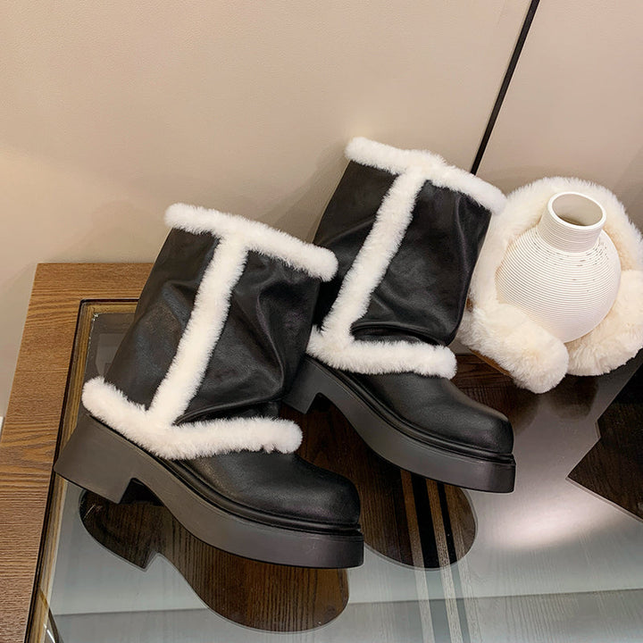 Winterlaarzen voor dames met zachte voering - Elsbethr