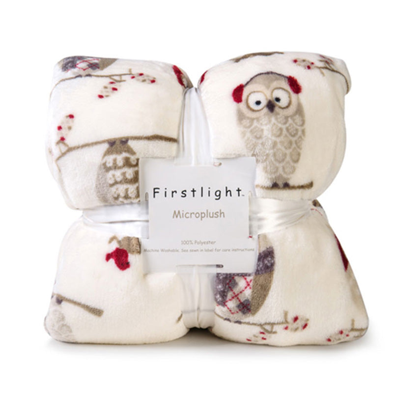 Dubbele winterdeken met zacht wollen effect