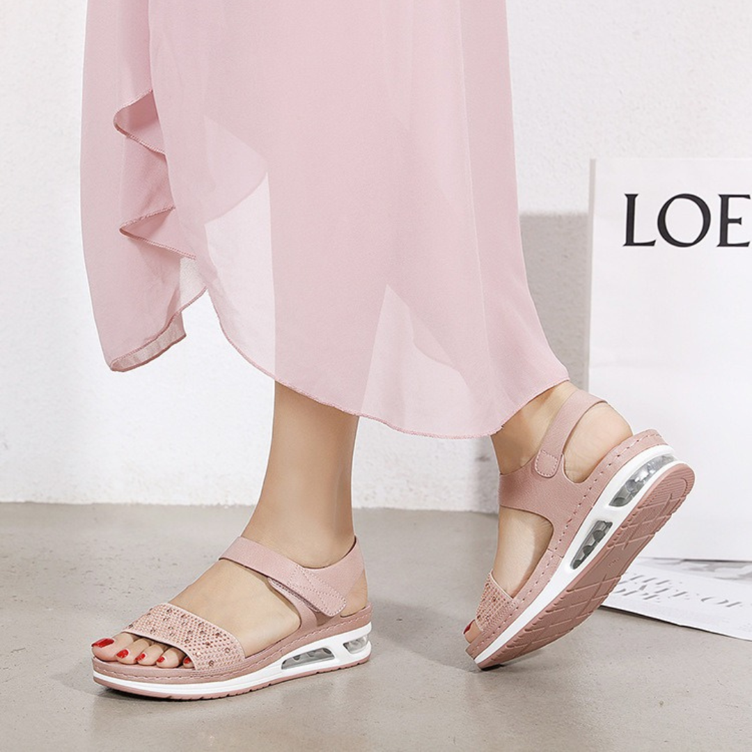 Air Sole sandalen met elastische band voor dames - Brooke