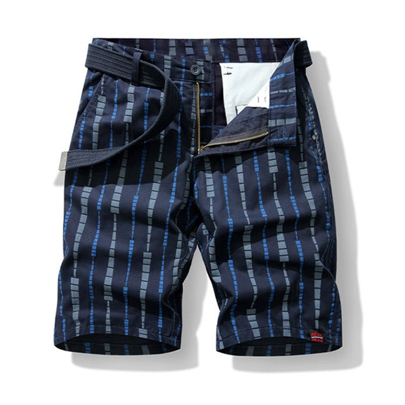 Herenbroek met moderne casual print - Bruno