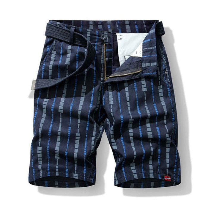 Herenbroek met moderne casual print - Bruno