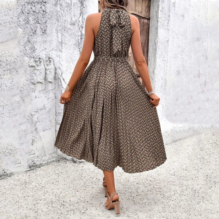 Sophia - Modieuze en elegante mouwloze jurk voor dames, getailleerd