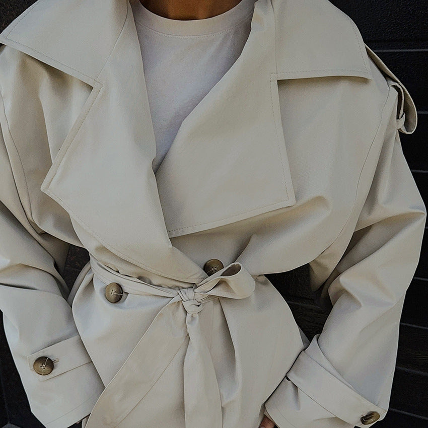 Korte trenchcoat voor dames - Alina