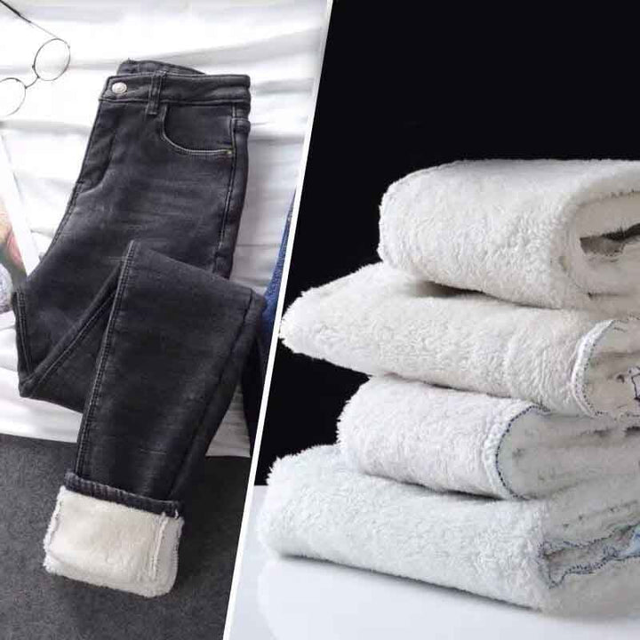 Thermobroek met denimeffect voor dames - Sylverine