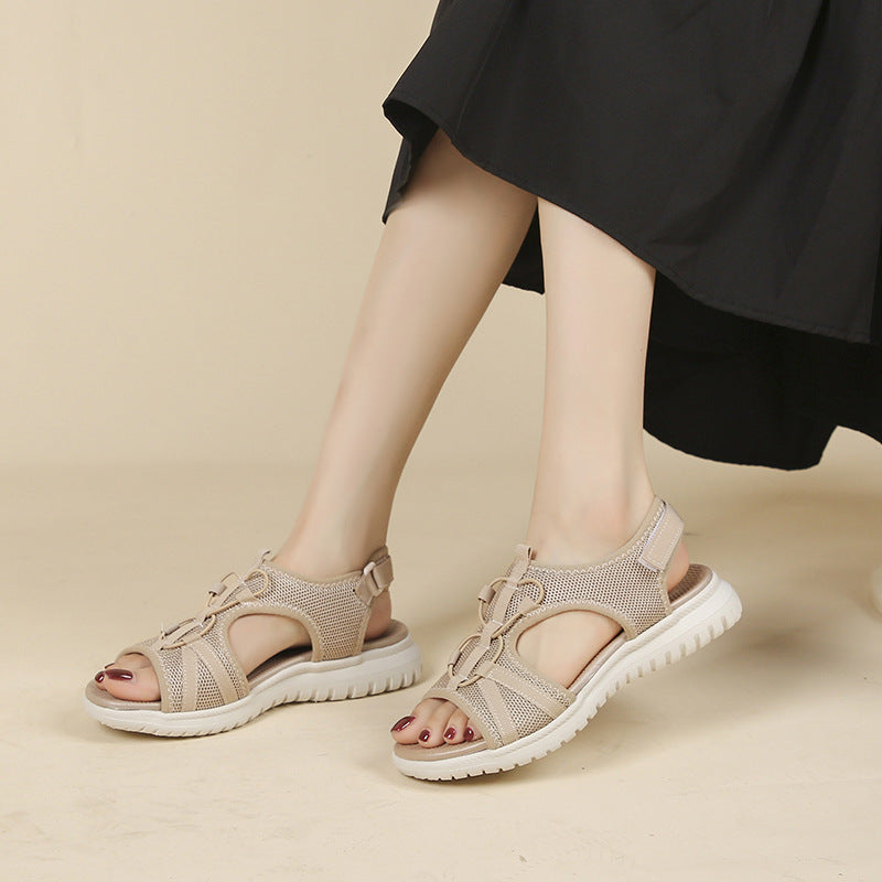 Orthopedische sandalen met dubbele verstelbare band en ergonomische binnenzool - Sarel