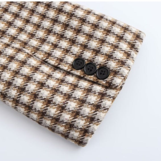 Lange wollen damesjas - Serane