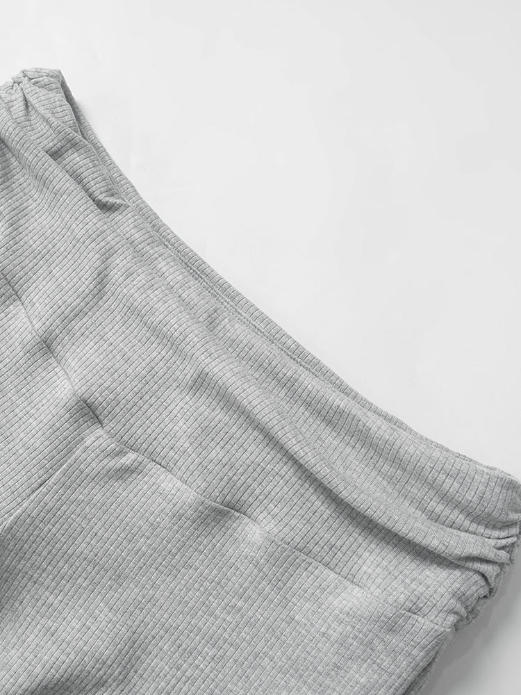 Fanny - Tweedelige set met V-hals en effen broek