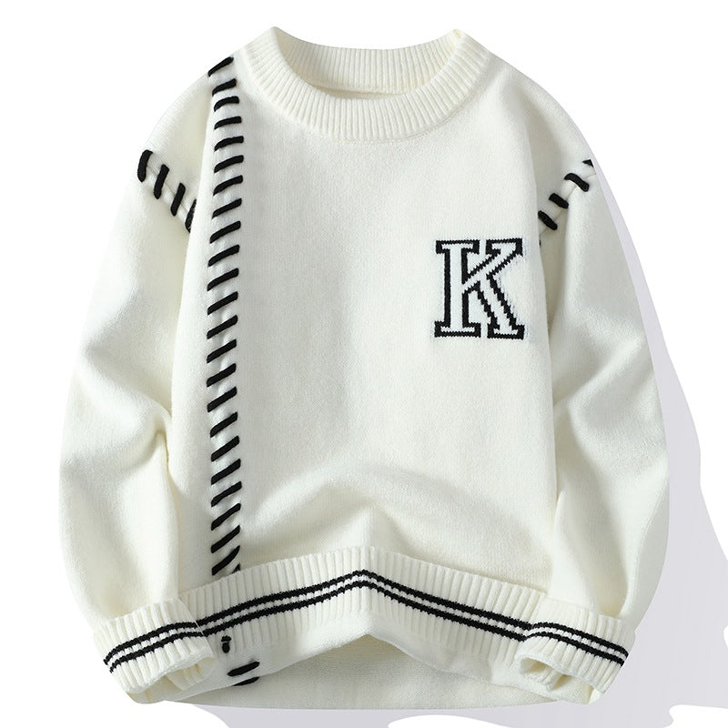 Herentrui met zacht gebreid effect - Marven