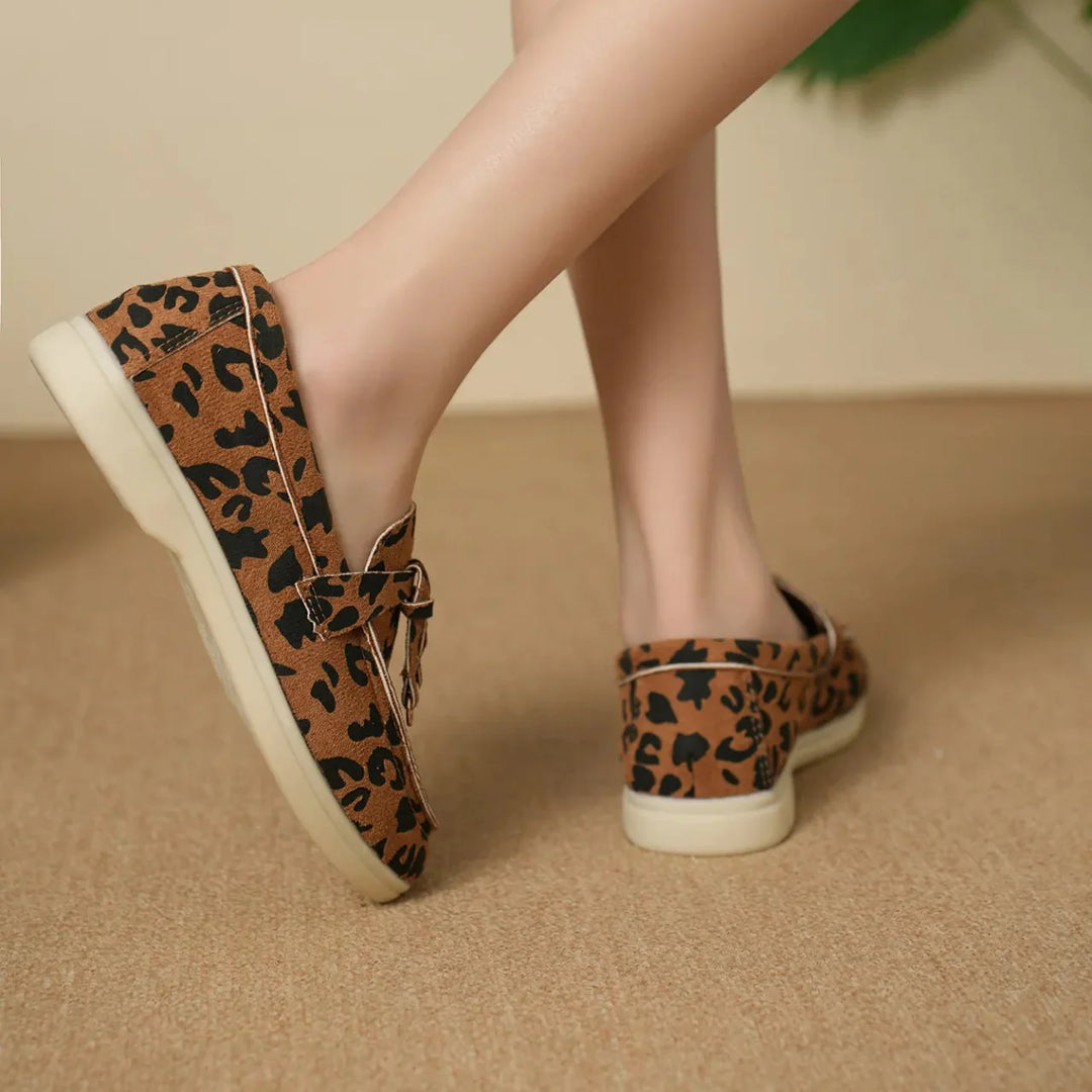 Loafers met luipaardprint - Aurora