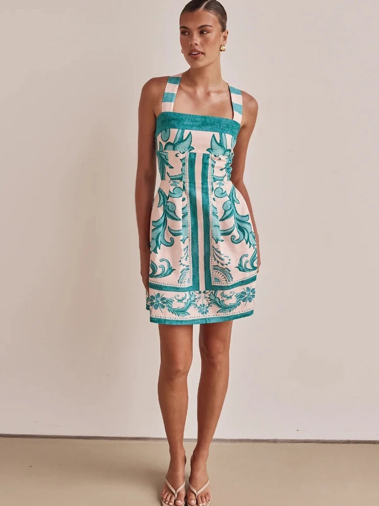 Samira - Bedrukte zomerjurk voor dames