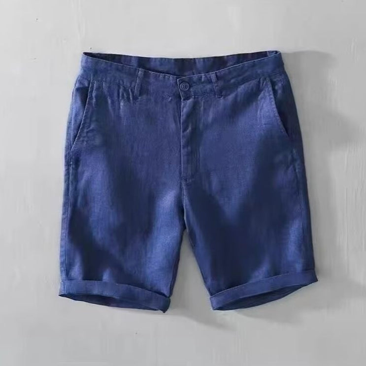 Casual linnen herenshort - Éder