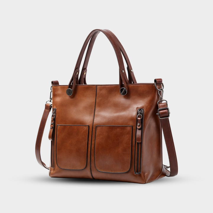 Grote veganistische leren damestas - Renata