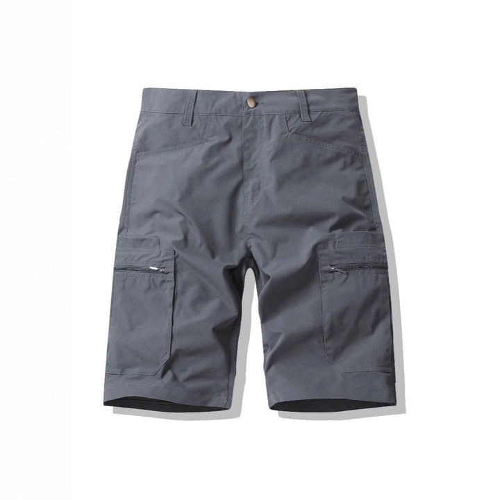 Cargo shorts met zakken en zijrits voor heren - Erling