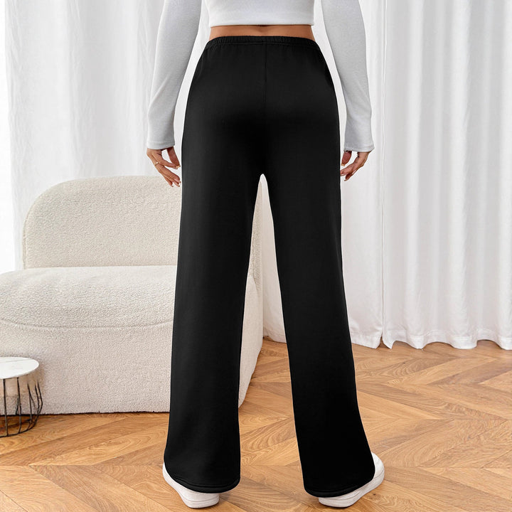 Warme broek met fluweeleffect voor dames - Norelle