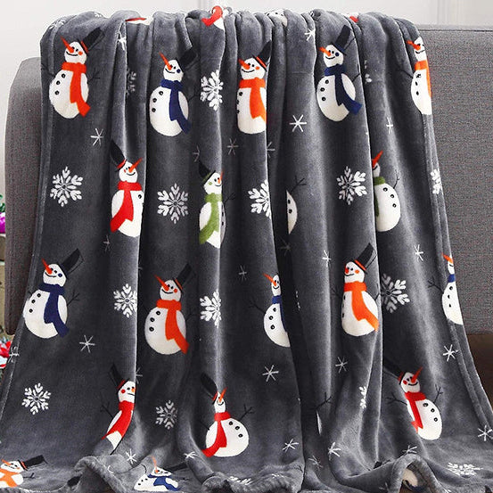 Thermische deken met kerstprint