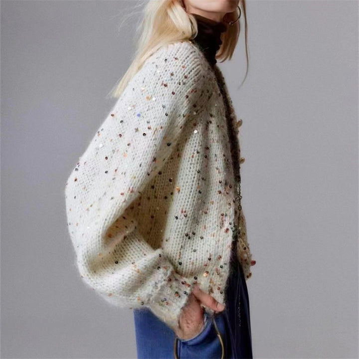 Cardigan met lichtgevend effect voor dames - Naelis