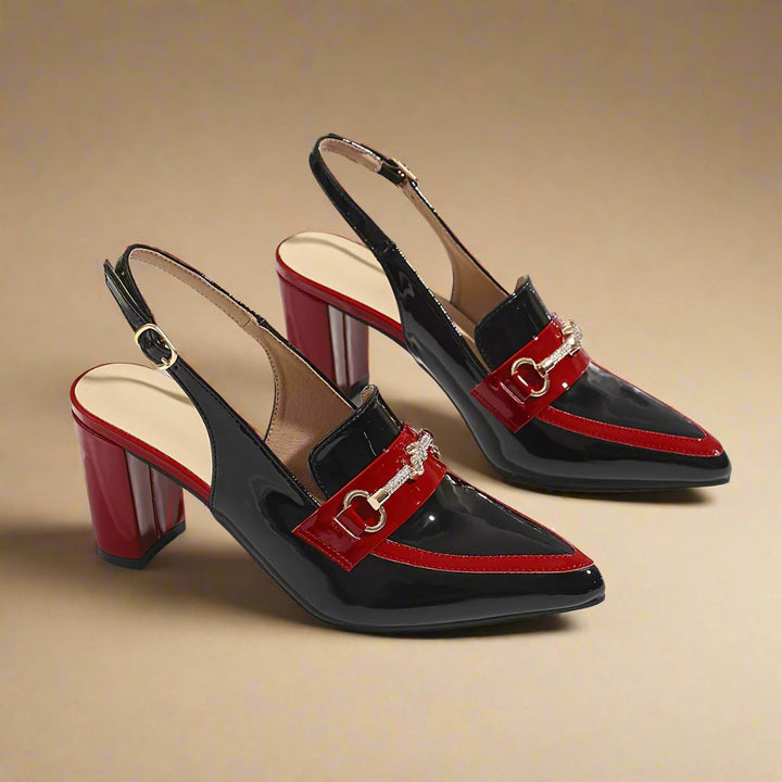 Slingback blokhak - Millie